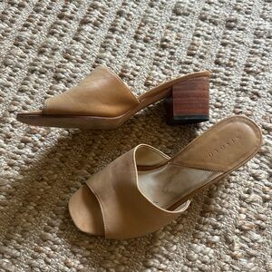 Nisolo Tan Slide Sandals
